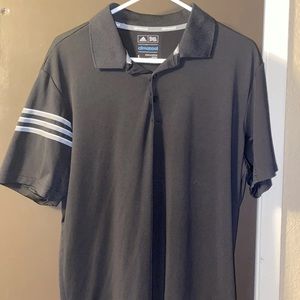 Adidas ClimaCool Golf Polo Short Sleeve Mens Size L Large Black